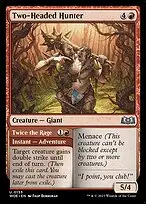 Two-Headed Hunter // Twice the Rage — Wilds of Eldraine