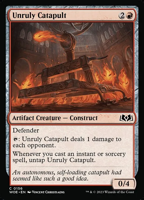 Unruly Catapult — Wilds of Eldraine