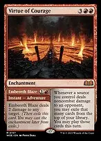 Virtue of Courage // Embereth Blaze — Wilds of Eldraine