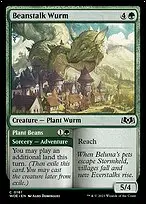 Beanstalk Wurm // Plant Beans — Wilds of Eldraine