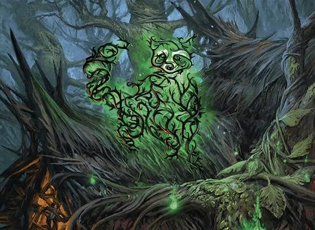 Art detail — Bramble Familiar // Fetch Quest