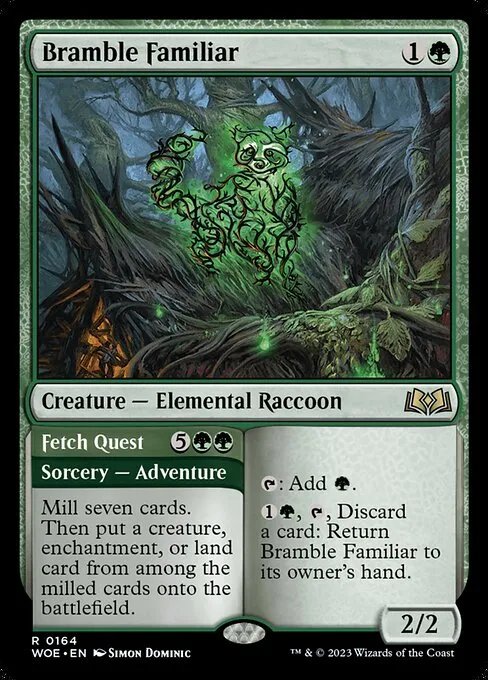 Bramble Familiar // Fetch Quest — Wilds of Eldraine