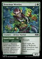 Ferocious Werefox // Guard Change — Wilds of Eldraine