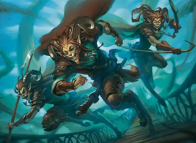 Art detail — Gruff Triplets