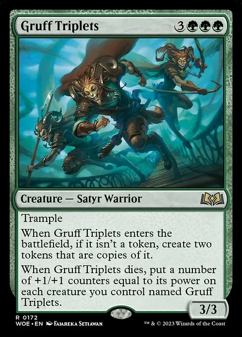 Gruff Triplets — Wilds of Eldraine