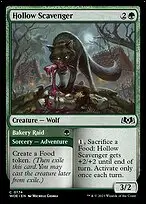 Hollow Scavenger // Bakery Raid — Wilds of Eldraine