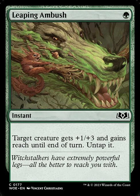 Leaping Ambush — Wilds of Eldraine