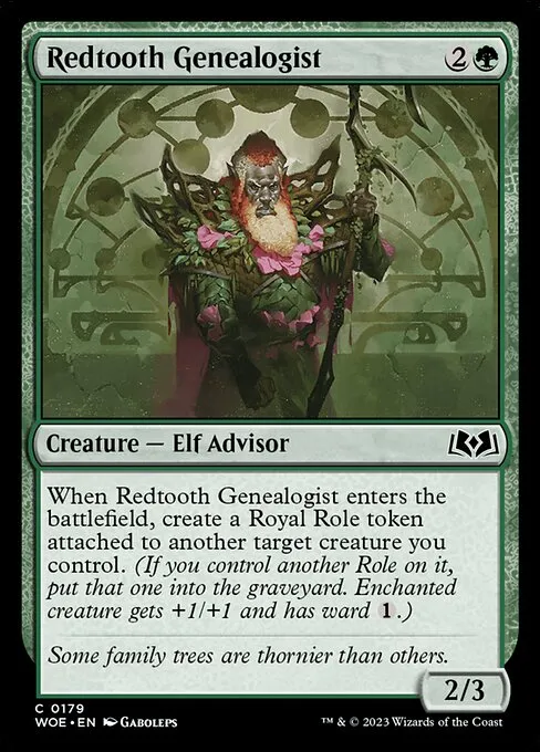 Redtooth Genealogist — Wilds of Eldraine