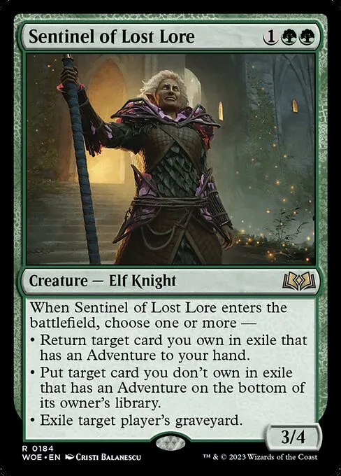 Sentinel of Lost Lore — Wilds of Eldraine
