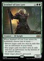 Sentinel of Lost Lore — Wilds of Eldraine