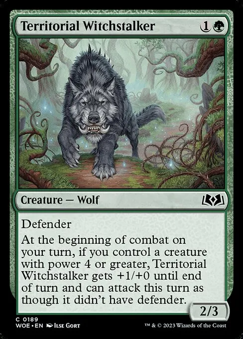 Territorial Witchstalker — Wilds of Eldraine