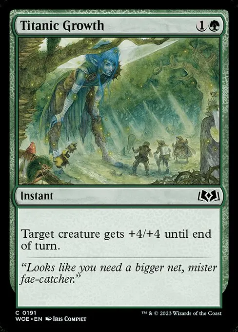 Titanic Growth — Wilds of Eldraine