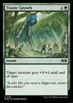 Titanic Growth — Wilds of Eldraine