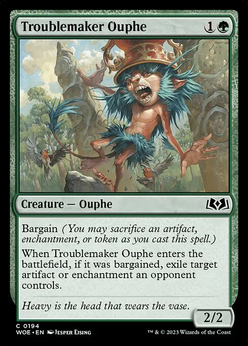 Troublemaker Ouphe — Wilds of Eldraine