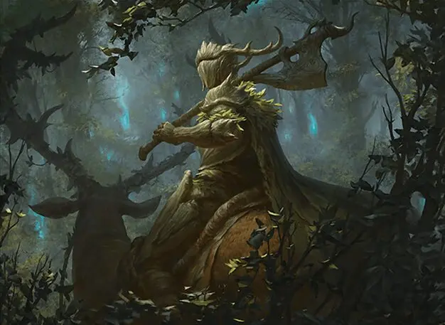 Art detail — Verdant Outrider