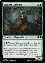 Verdant Outrider — Wilds of Eldraine