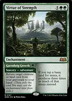 Virtue of Strength // Garenbrig Growth — Wilds of Eldraine