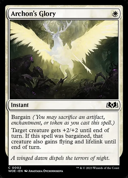 Archon's Glory — Wilds of Eldraine