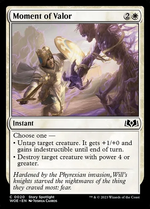 Moment of Valor — Wilds of Eldraine