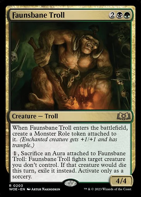 Faunsbane Troll — Wilds of Eldraine