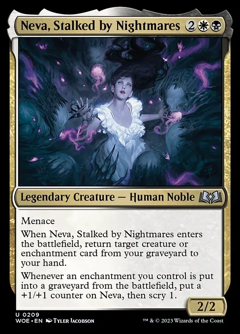 Neva, Stalked by Nightmares — Wilds of Eldraine