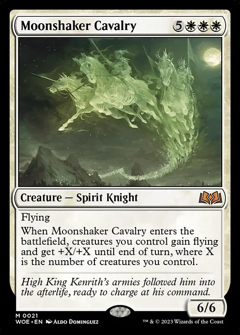 Moonshaker Cavalry — Wilds of Eldraine
