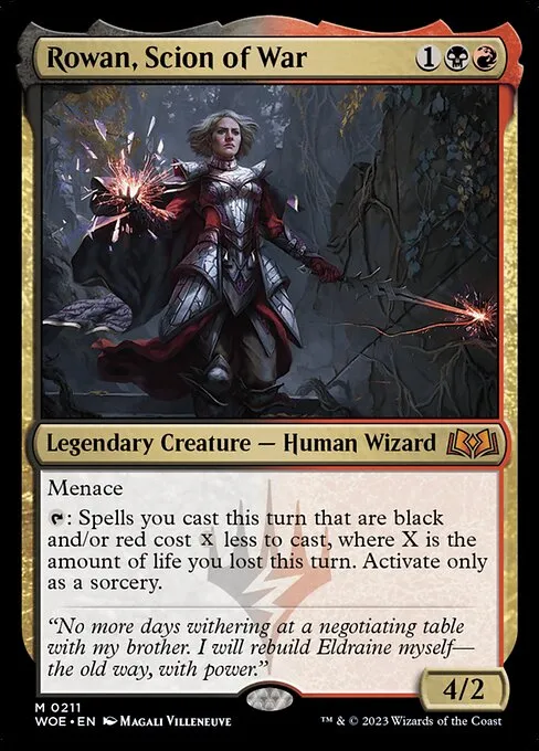 Rowan, Scion of War — Wilds of Eldraine