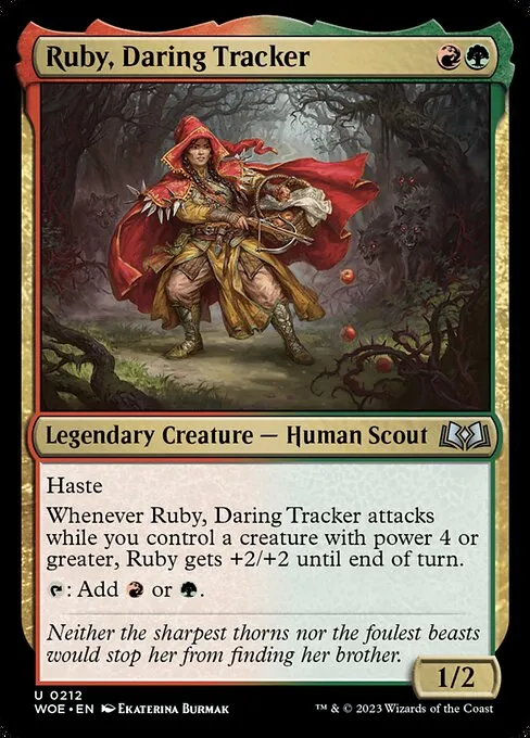 Ruby, Daring Tracker — Wilds of Eldraine