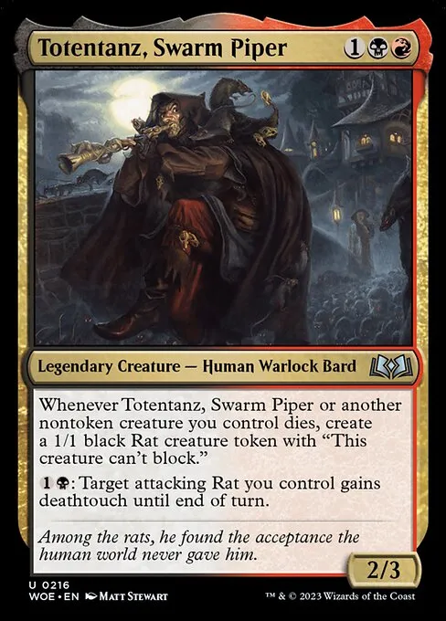 Totentanz, Swarm Piper — Wilds of Eldraine