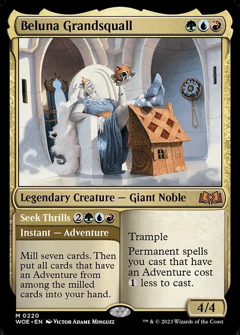 Beluna Grandsquall // Seek Thrills — Wilds of Eldraine