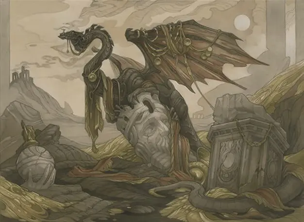 Art detail — Decadent Dragon // Expensive Taste