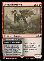 Decadent Dragon // Expensive Taste — Wilds of Eldraine
