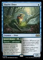 Elusive Otter // Grove's Bounty — Wilds of Eldraine
