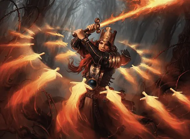 Art detail — Heartflame Duelist // Heartflame Slash