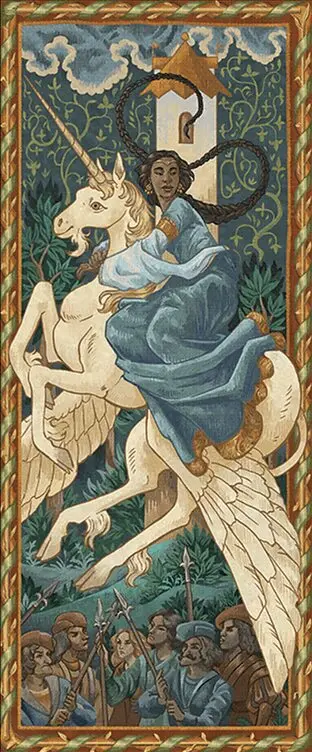 Art detail — The Princess Takes Flight