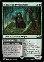 Mosswood Dreadknight // Dread Whispers — Wilds of Eldraine