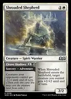 Shrouded Shepherd // Cleave Shadows — Wilds of Eldraine