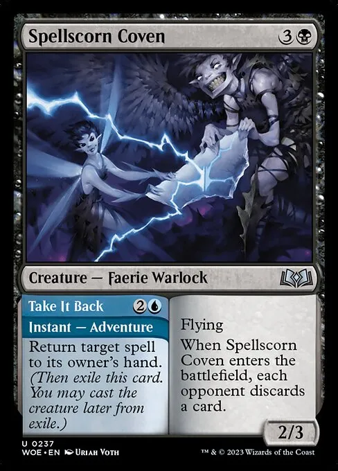 Spellscorn Coven // Take It Back — Wilds of Eldraine