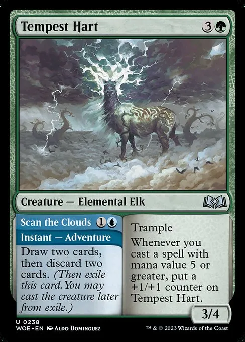 Tempest Hart // Scan the Clouds — Wilds of Eldraine
