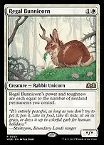 Regal Bunnicorn — Wilds of Eldraine