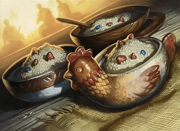 Art detail — Three Bowls of Porridge