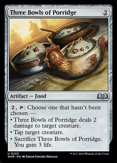 Three Bowls of Porridge — Wilds of Eldraine