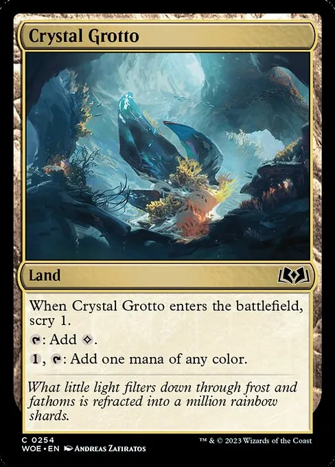 Crystal Grotto — Wilds of Eldraine