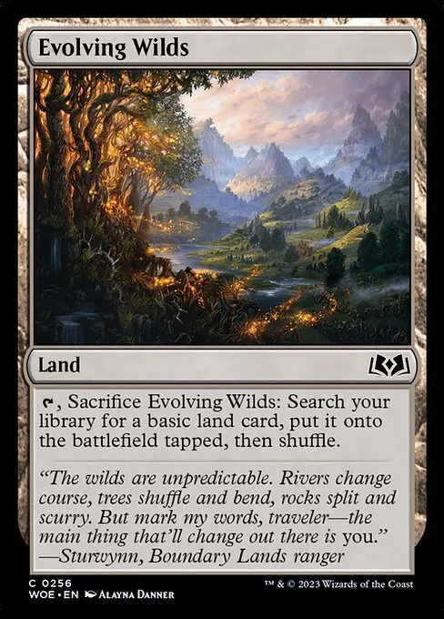 Evolving Wilds — Wilds of Eldraine