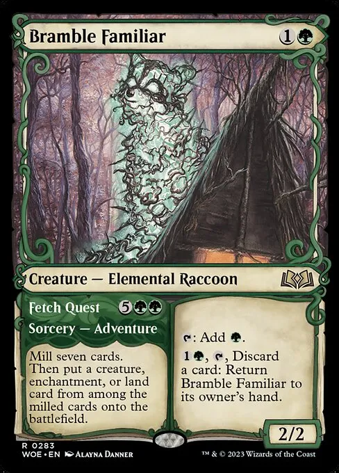 Bramble Familiar // Fetch Quest — Wilds of Eldraine
