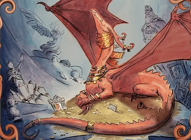 Art detail — Decadent Dragon // Expensive Taste