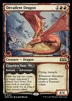 Decadent Dragon // Expensive Taste — Wilds of Eldraine