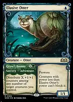 Elusive Otter // Grove's Bounty — Wilds of Eldraine