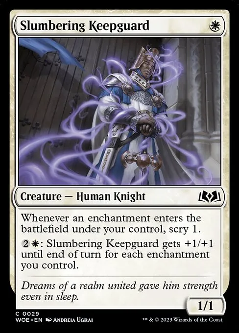 Slumbering Keepguard — Wilds of Eldraine