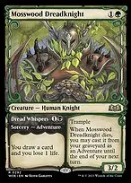 Mosswood Dreadknight // Dread Whispers — Wilds of Eldraine